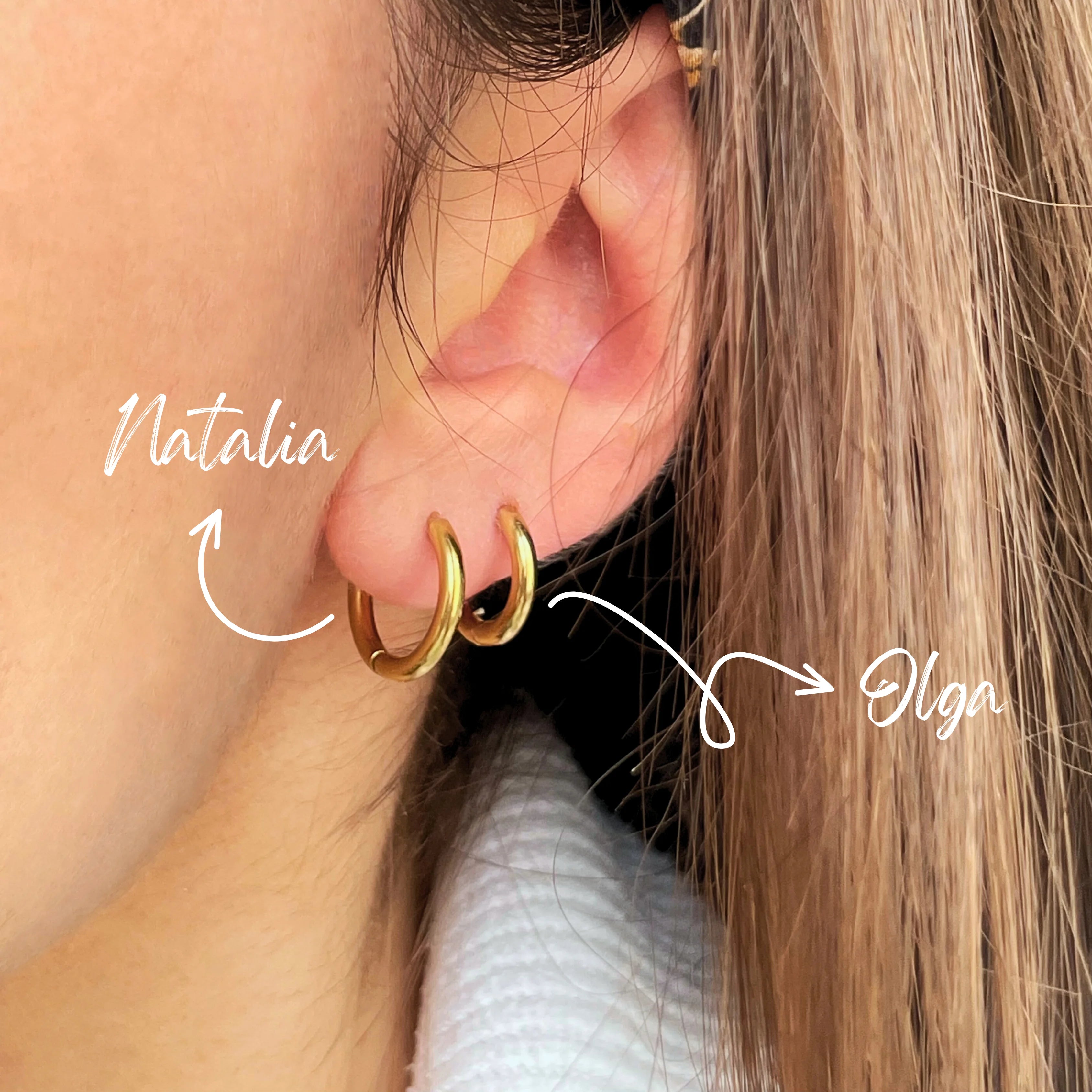 Boucles d'oreilles OLGA - MAISON DE L'AMOUR