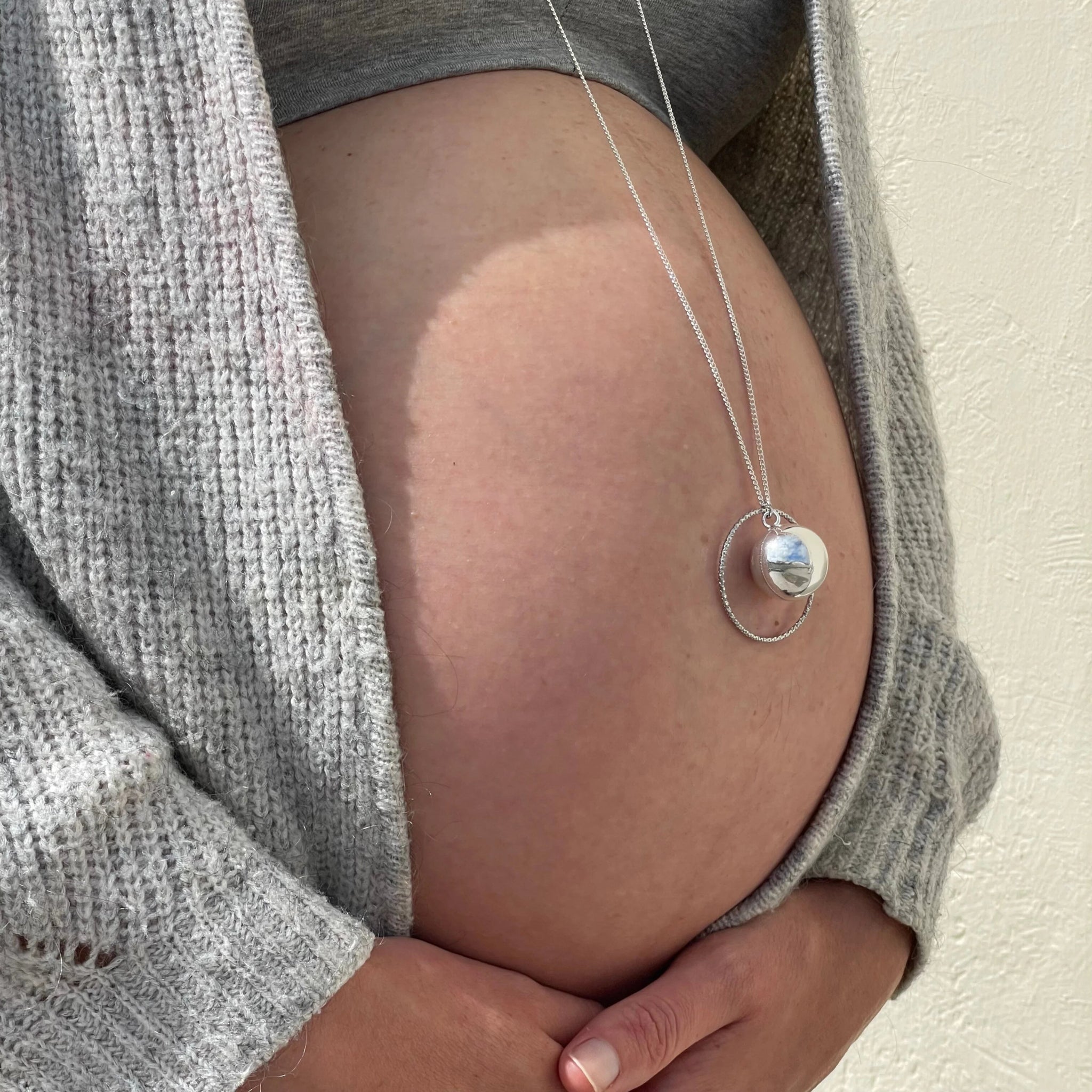 Original and Trendy Silver Pregnancy Bola – MAISON DE L'AMOUR