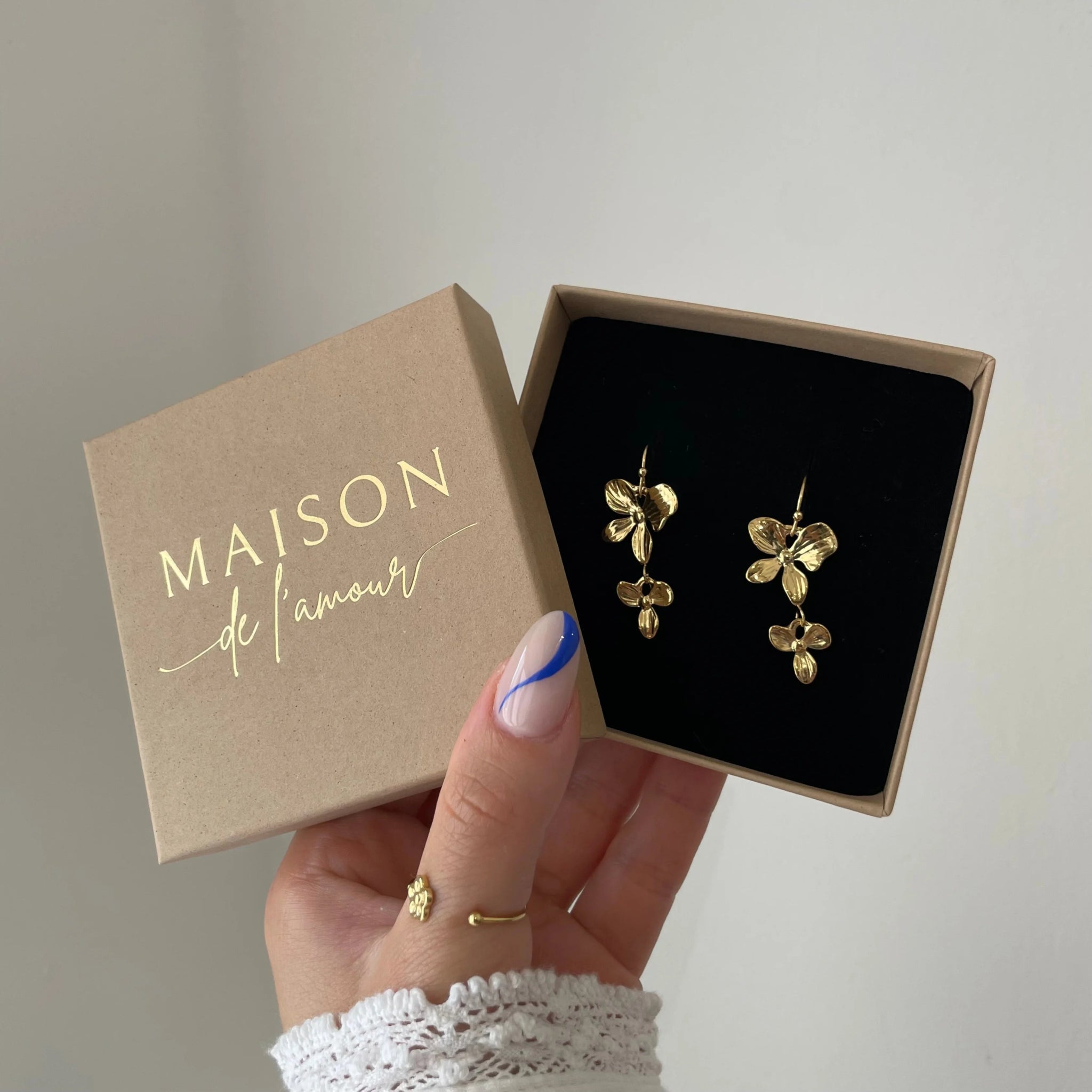 Boucles d'oreilles FLORA - MAISON DE L'AMOUR