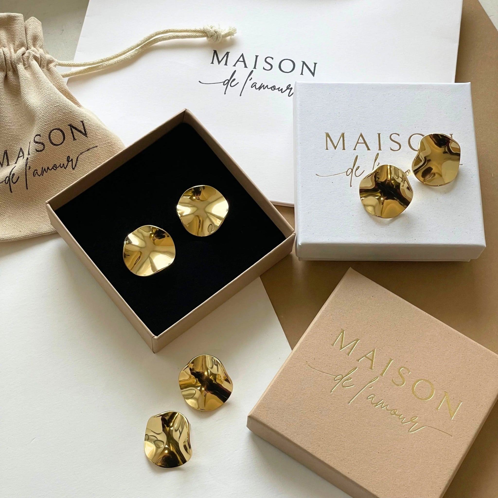 Boucles d'oreilles TARA - MAISON DE L'AMOUR