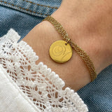 Personalized Multi-Chain Bracelet MY INITIAL