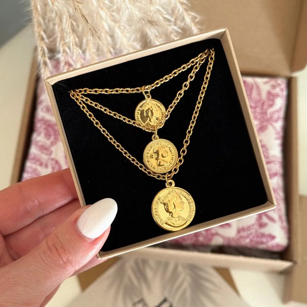 Collier Ewan Doré - Ajustable - Acier Inoxydable - Easy Clothes Collier Ewan Doré - Ajustable - Acier Inoxydable - Easy Clothes