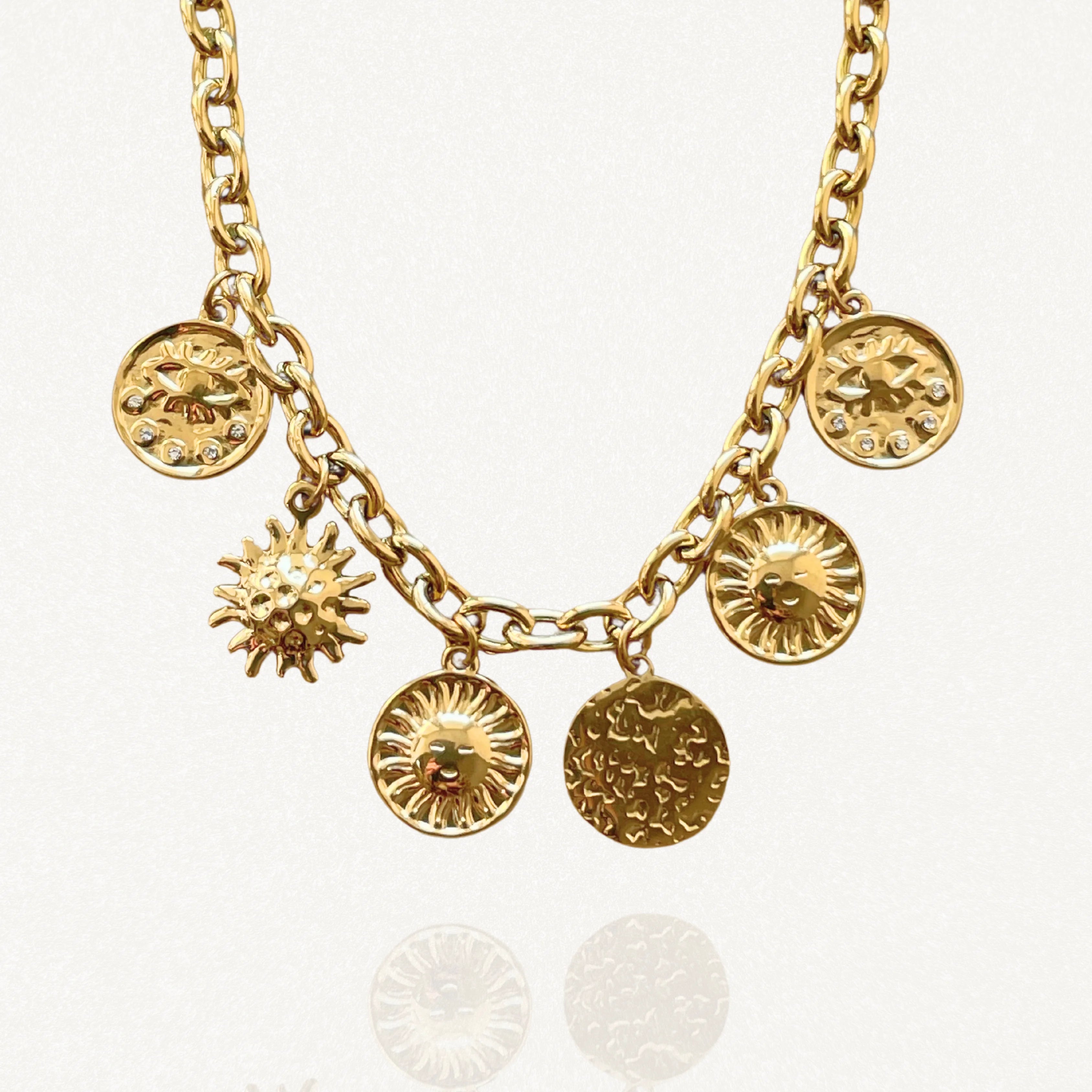 Collier Charms Soleils MARIANA