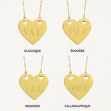 Personalized Necklace HEART 