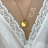 Personalized Necklace DOUBLE MEDAL
