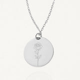 Personalized Necklace BIRTH FLOWER
