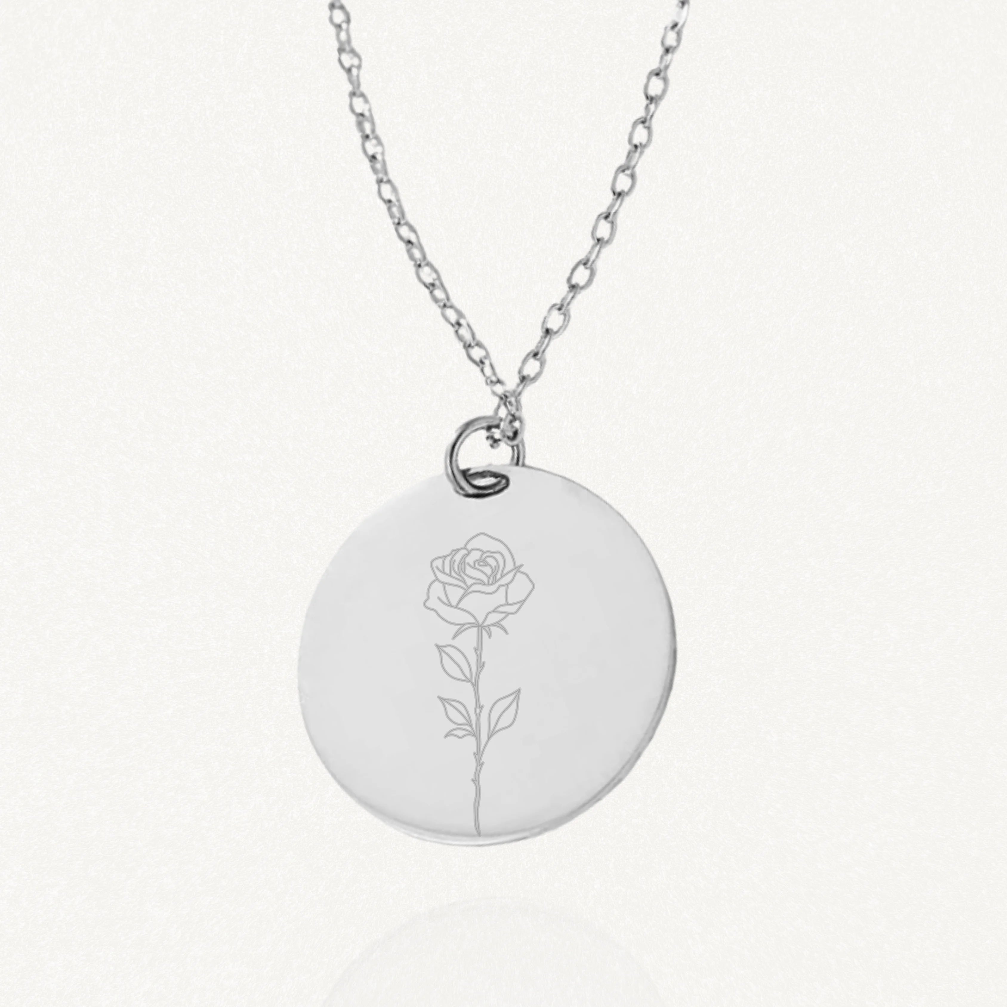 Collier Personnalisé FLEUR DE NAISSANCE