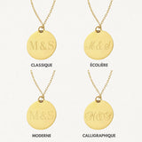 Personalized Necklace OUR INITIALS