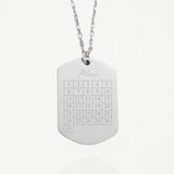 Personalized Necklace CALENDAR