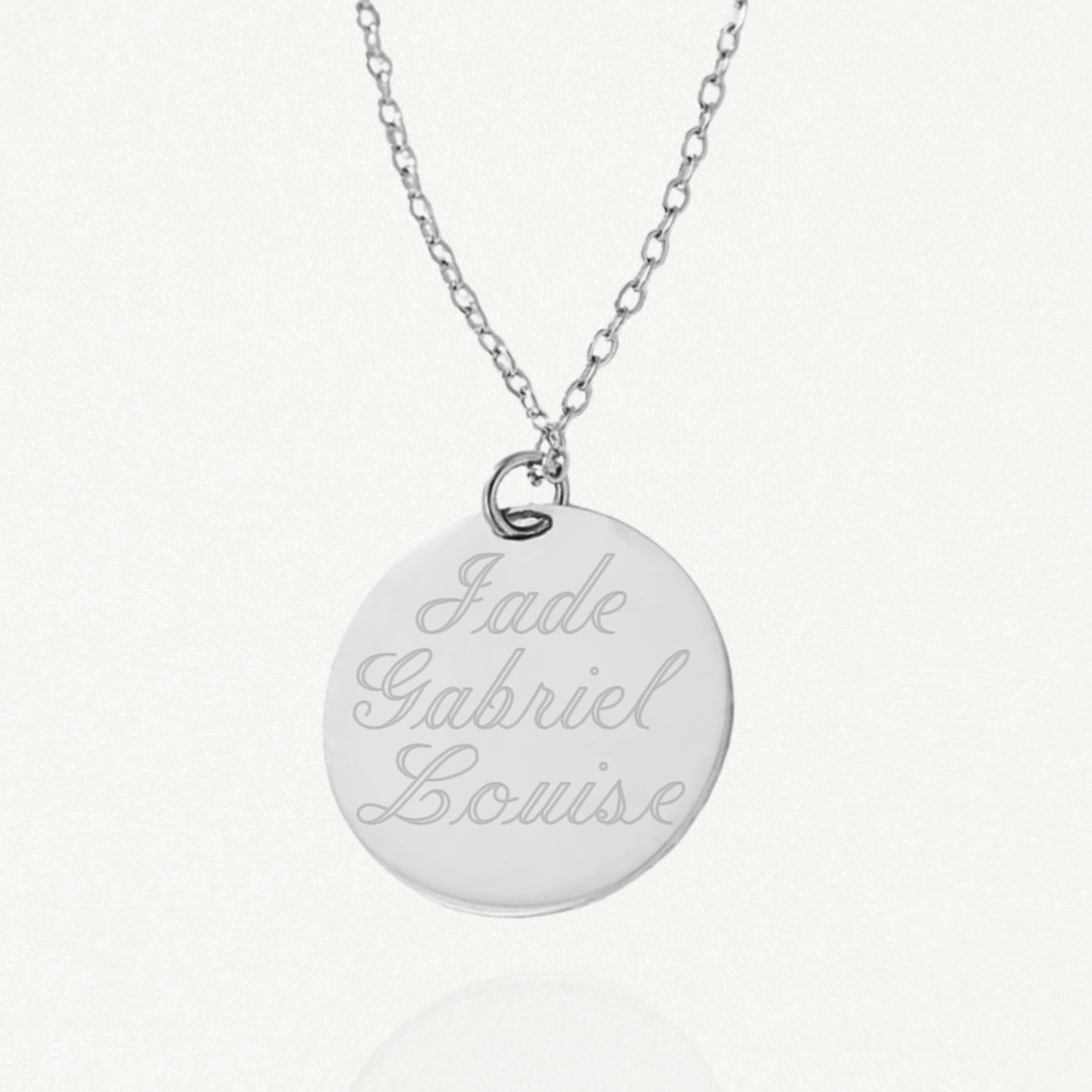 Personalized Necklace MY FAVORITE TRIO 