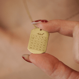 Collier Personnalisé MON CALENDRIER - MAISON DE L'AMOUR - 