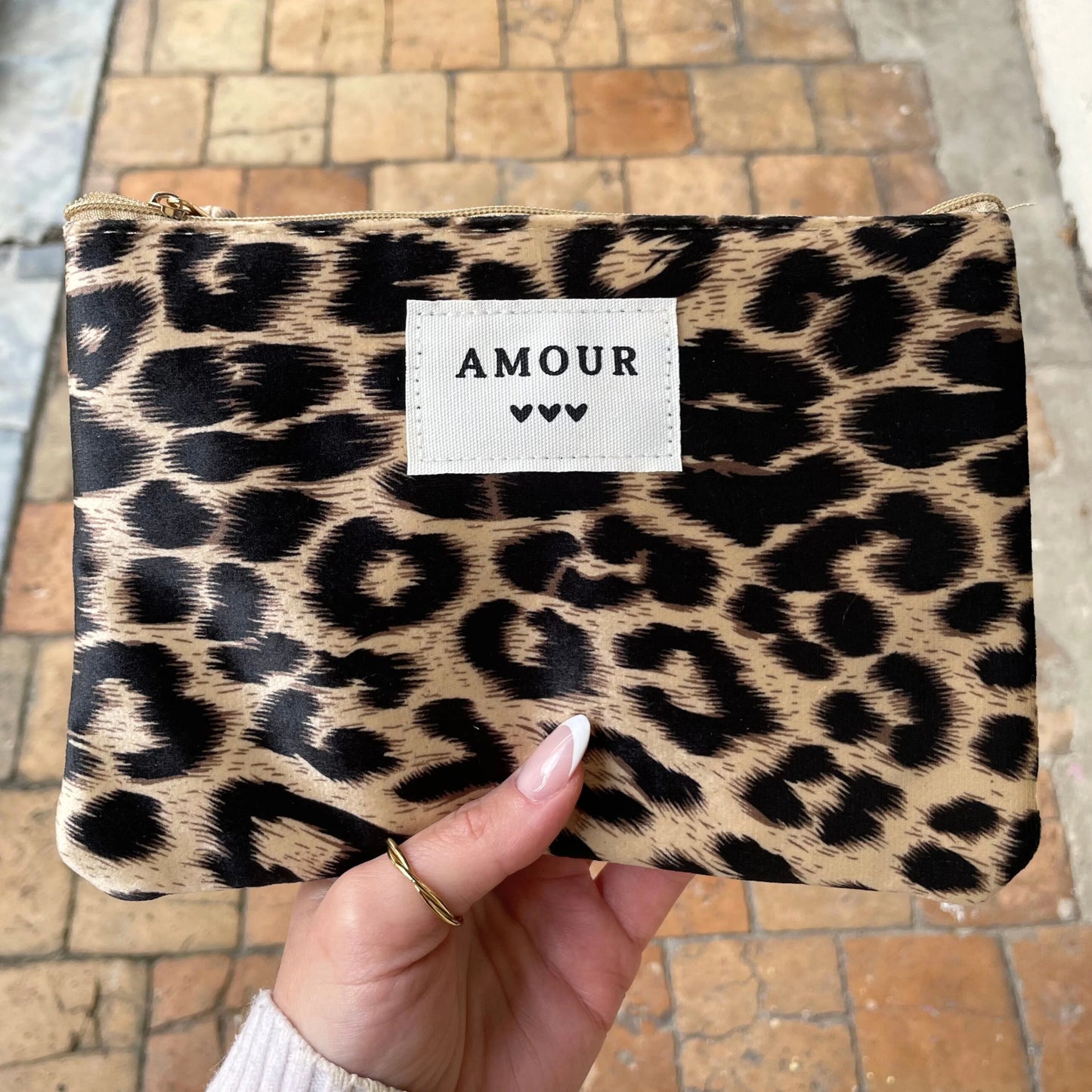 Pochette Léopard Amour